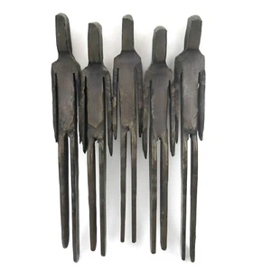 Bronze "WANDSKULPTUR 5 MÄNNER" Kunstschmiede Bergmeister Brutalist Relief Art - Bild 1 von 5