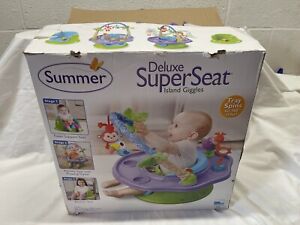 Summer 3 Stage Deluxe Super Seat Purple Green 3 In 1 Baby Toddler Seat Activity