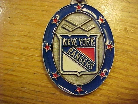 VINTAGE NEW YORK RANGERS SISKIYOU PEWTER KEYCHAINS NHL LATE 1990'S Cover