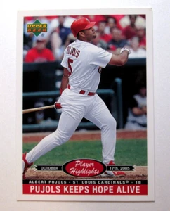 2006 UPPER DECK, BASEBALL, PLAYER HIGHLIGHTS, ALBERT PUJOLS, #PH-22, EX-NRMT - Picture 1 of 2