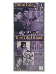 The Everly Brothers & 50s Legends 2 CD Collection 2002 Tall Box Brand New Sealed - Picture 1 of 4