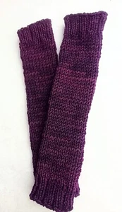 Ankle/Foot/Arm Warmers, 100% Wool, Purple - Picture 1 of 2