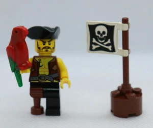 Pirate #4 Vest Eyepatch Parrot Flag 70413 Pirates I LEGO® Minifigure Mini Figure - Picture 1 of 2