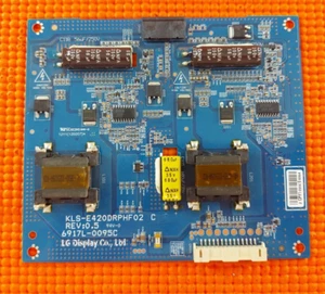 PLACA INVERSORA PARA TOSHIBA 42LS3400 42" TV 6917L-0095C KLS-E420DRPHF02 C REV:0,5 - Imagen 1 de 2