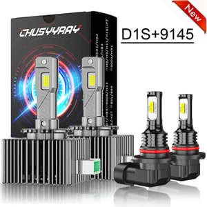 For 2005-2013 Corvette C6 LED LED Headlight Hi-Lo Beam + Fog Light Bulbs Combo - Bild 1 von 17