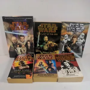 Star Wars Novel Lot of 6 Books Jedi Academy, Dark Lord, Eps Kevin J Anderson - Picture 1 of 7