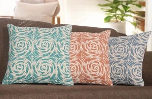 3 Sets of Hand block Print Cushion Cover Home Decor Cushion Cover Print Cotton - Picture 1 of 4