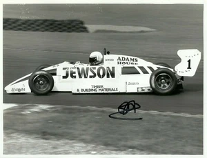 Steve Robertson Kimi Raikkonen manager F3 signed press photo BTCC Ford Mondeo - Picture 1 of 1