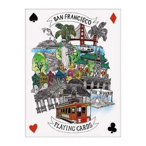 NEW BOX Galison of SAN FRANCISCO PLAYING CARDS - Picture 1 of 5