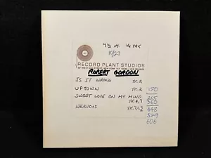 Robert Gordon 4-song 7" Tape. 1/4" 7.5 IPS 4-track Stereo RTR Tape. - Picture 1 of 2