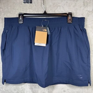 The North Face NEW Womens Skort XL Navy Flash Dry Never Water Repel Stretch Logo - Picture 1 of 15