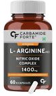 1400 mg L-Arginine, AAKG, L-Citrulline, Beet Root Extract & Caffeine  - 60 Caps