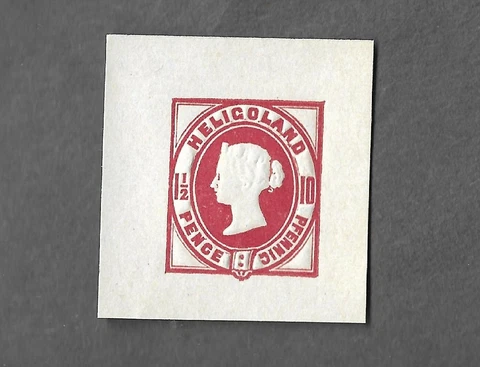 1875 EMBOSSED CUT SQUARE FEATURING QUEEN VICTORIA Cover