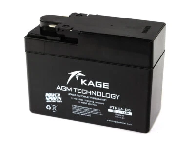 Batterie GEL KAGE YTR4A-BS für Honda SJ 50 Bali SJ SFX 50 SH 50 SXR 50 X8R/SZX - Bild 1 von 4