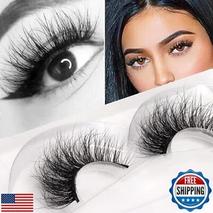 Veleasha Lashes 100% Real Mink 3D luxurious False Eyelashes Hand-made Natural - Picture 1 of 5