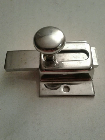 SLIDE LATCH DOOR WINDOW CABINET DOORS CROME HARDWARE Cover