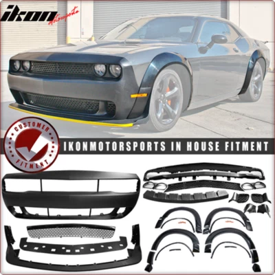 KOMPLETT STOßSTANGE VORNE FÜR DODGE CHALLENGER 2008 - 2015 DEMON STIL - Bild 1 von 4