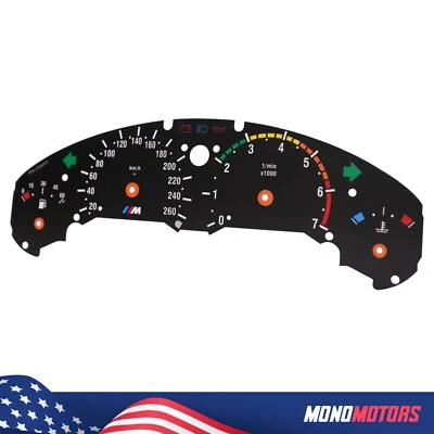 BMW E36 Pantalla Velocímetro Dial M LOGO Medidores Cluster ENTREGA GRATUITA 3-5 DÍAS Foto 1 de 4