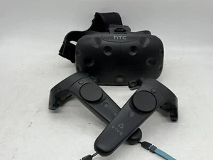 HTC Vive PC VR Headset and controllers ONLY with Cables 0PJT100 - Picture 1 of 18