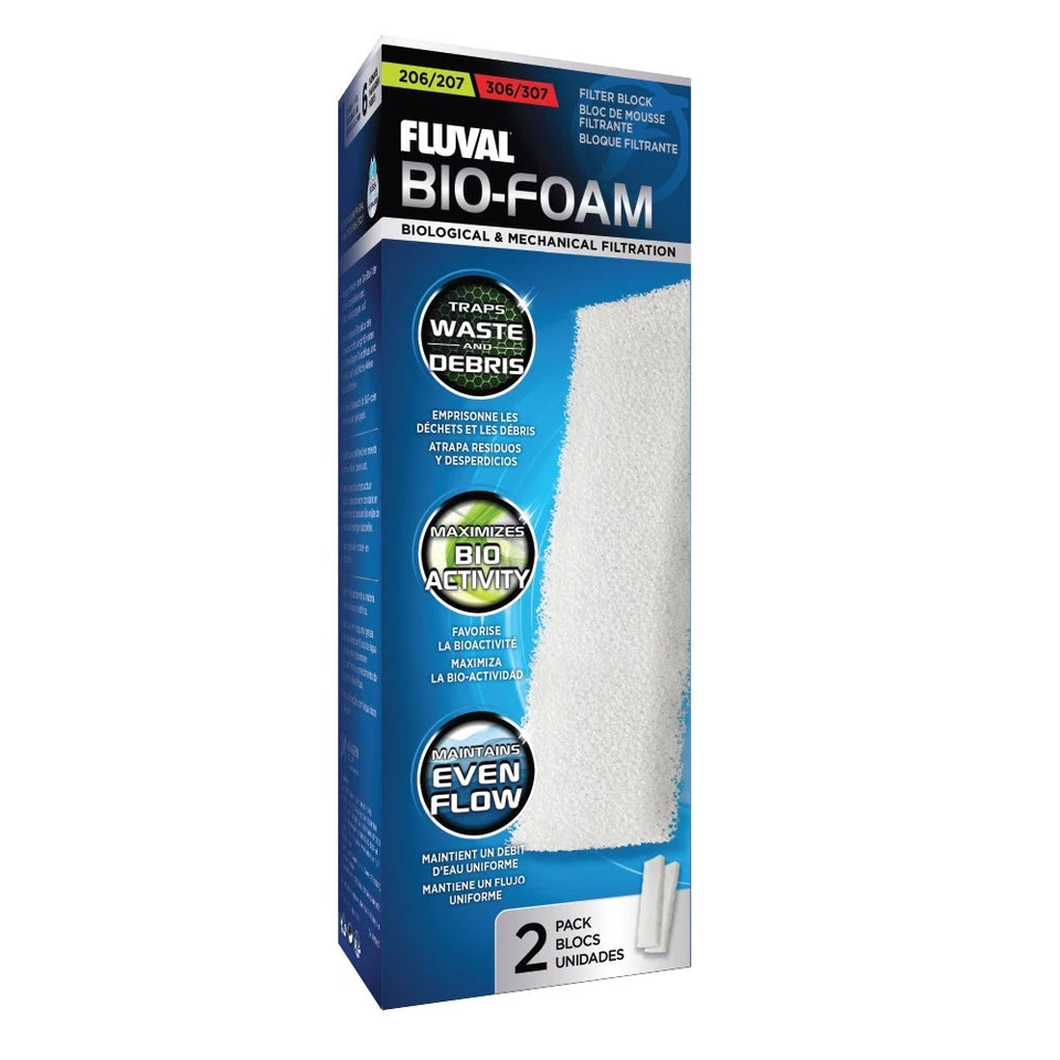 Fluval 204/205/206/207/304/305/306/307 Foam Blocks 2 Pack - Image 1 of 1