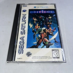 Sega Saturn Criticom Case And Manual Only NO GAME INCLUDED  - Picture 1 of 12
