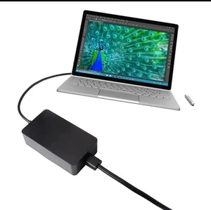 65W Laptop Charger Adapter For Microsoft Surface Book Pro 3/4/5/6/7 Model 1706 - Picture 1 of 6