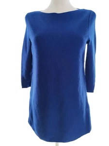 COS Größe 38/40 Blau Tunika-Bluse Wolle Manche 3/4 - Bild 1 von 5