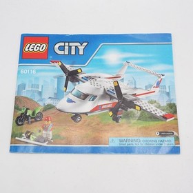 LEGO City 60116 City Ambulance Plane Instruction Manual Only