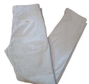 Vineyard Vines Men’s Blue/White Seersucker Breaker Pants 32X34 - Picture 1 of 5