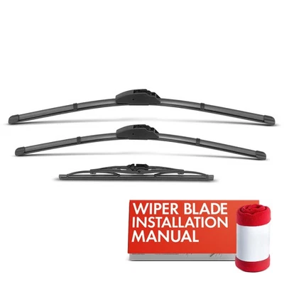 Limpiaparabrisas de 22" y 22" y 12" 3 piezas para GMC Envoy 2007 2008-2009 SUV Foto 1 de 4