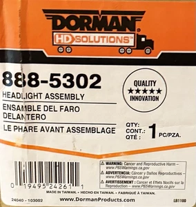 BRAND NEW DORMAN Headlight Assembly Dorman 888-5302 - Picture 1 of 3