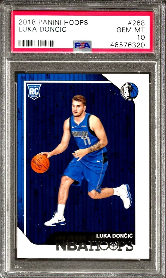 🔥 PSA 10 2018-19 Panini NBA Hoops #268 LUKA DONCIC RC Rookie GEMA COMO NUEVA A320 🔥 Foto 1 de 1