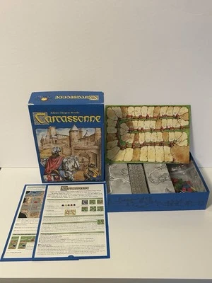 Carcassonne Board Game Strategy River Expansion Rio Grande Games   100% Complete - Image 1 of 4