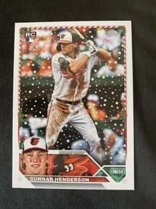 2023 Topps Holiday Baseball Gunnar Henderson #H4 (RC) - Picture 1 of 2