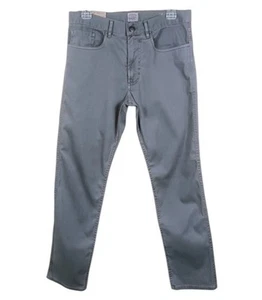 Faherty Men’s 30 Comfort Twill Chino Pant 5 Pocket Gray Corpcore Workwear Preppy - Foto 1 di 9