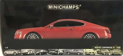 【Mini car】 MINICHAMPS100 1396201/18 Bentley Continental GT 2008 - Image 1 of 4