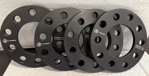 VLAOSCHI Black Forged 5x4.5 5x4.75 5x114.3 Wheel Spacers 1/2"(12mm) (4 Pc Set) - Picture 1 of 10