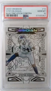 2023 Obsidian Stefon Diggs Electric Etch Contra #13 PSA 10 CASE HIT Bills 🔥🔥🔥 - Picture 1 of 2
