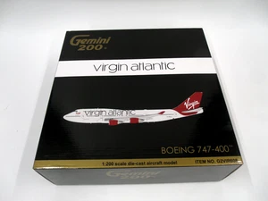 GeminiJets 1:200 Virgin Atlantic Boeing 747-400 – Limited! - G2VIR608 - 2016! - Picture 1 of 7