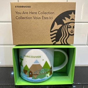 Starbucks You Are Here Series - Tazza da caffè in ceramica Isola di Vancouver - Nuova con scatola - Foto 1 di 12