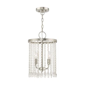 Elizabeth - 2 Light Mini Pendant in Glam Style - 11 Inches wide by 17 Inches - Picture 1 of 5