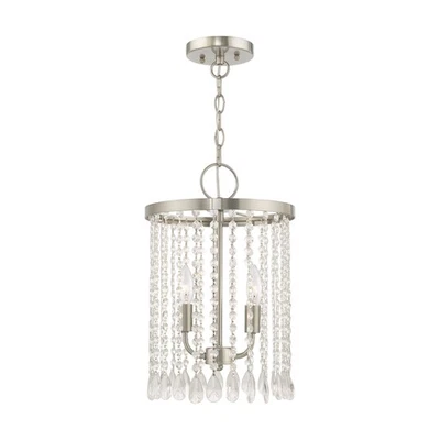 Elizabeth - 2 Light Mini Pendant in Glam Style - 11 Inches wide by 17 Inches - Image 1 of 4