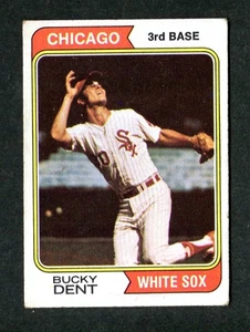Bucky Dent Chicago White Sox MLB Baseball Rookie Card #582 RC 1974 Topps - Picture 1 of 2