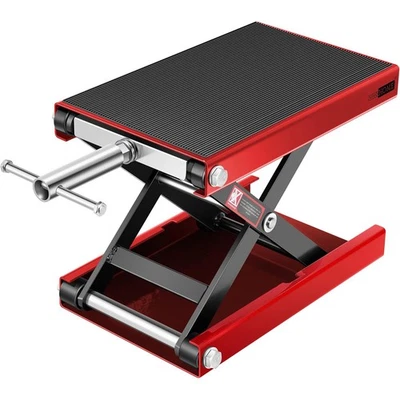 1100LB 9inch Wide Deck Motorcycle Center Scissor Lift Jack Hoist Stand Bikes ATV - Image 1 of 4