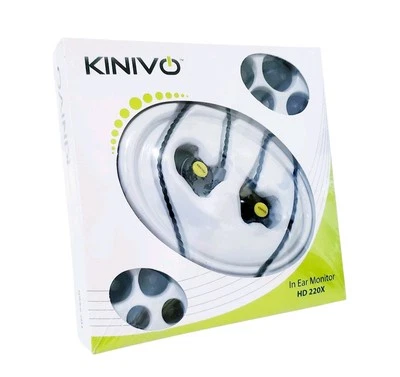 KINIVO Auriculares Monitor Intrauditivos con Cable HD220X Nuevos Precintados Foto 1 de 4
