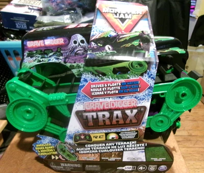 Monster Jam, Official Grave Digger Trax All-Terrain Remote Control Vehicle NEU - Bild 1 von 4