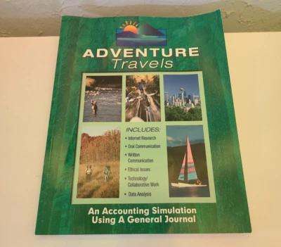Adventure Travels : An Accounting Simulation Using a General Journal - New, Bent - Image 1 of 4