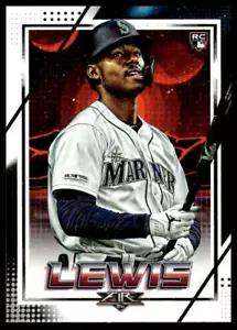 2020 Topps Fire #130 Kyle Lewis Green #/199 - Picture 1 of 2