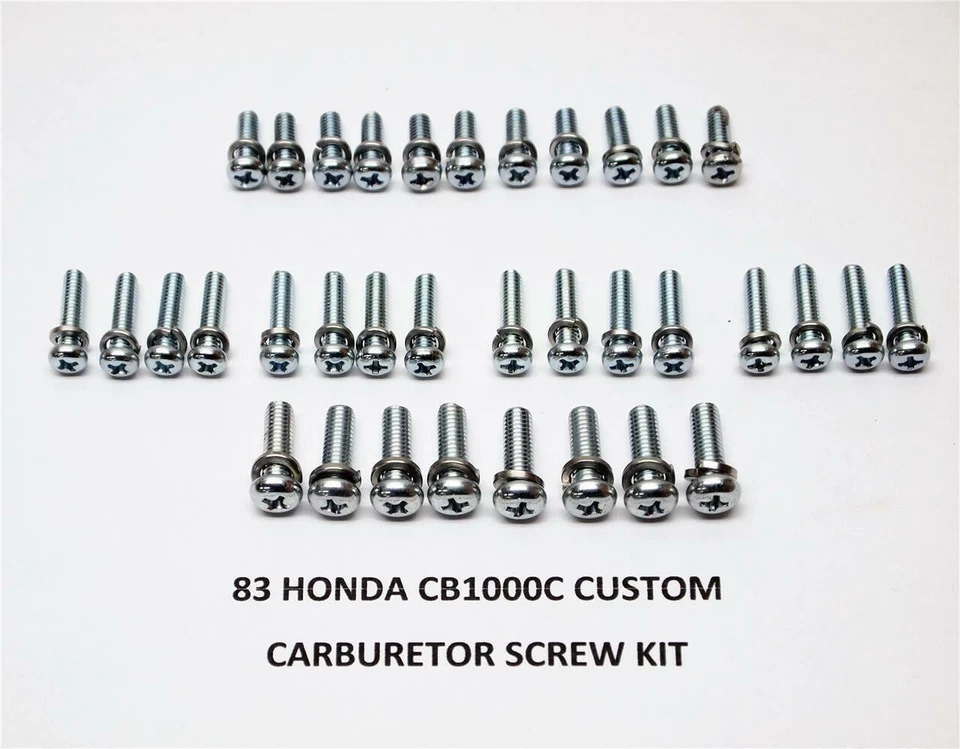 83 Honda CB1000C A Custom Carburetor Screw Kit NEW - Image 1 of 1