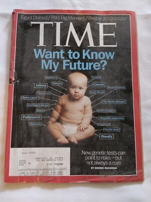2012 December 24, TIME Magazine, Want To Know My Future? Genetic Tests (MH119) - Image 1 of 3